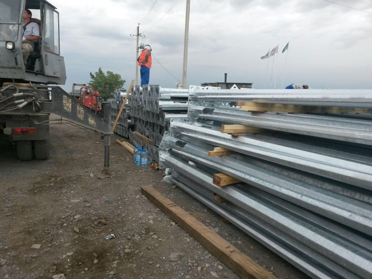 Поставка металлических опор освещения ОГК в г.Пермь