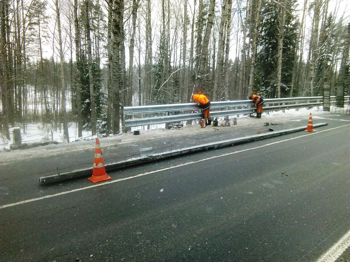 Поставка барьерного ограждения в пос.Майский