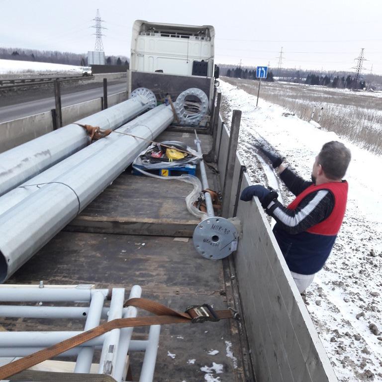 Поставка высокомачтовых опор в г.Березники