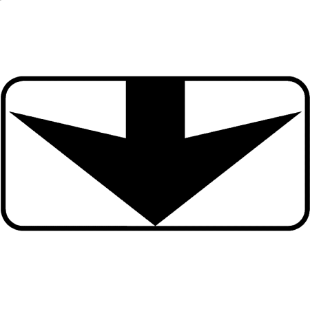 Знак 8.14. Полоса движения