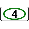 Знак 8.25. Экологический класс транспортного средства