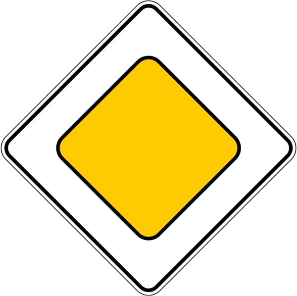 Знак 2.1. Главная дорога