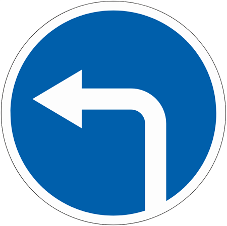Знак 4.1.3. Движение налево